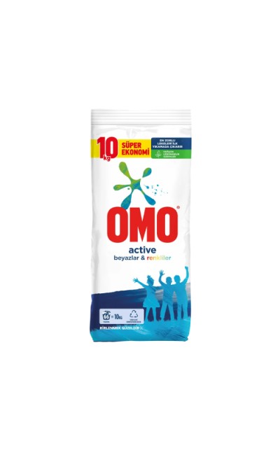 10 kg Omo Active Çamaşır Deterjanı Toz 