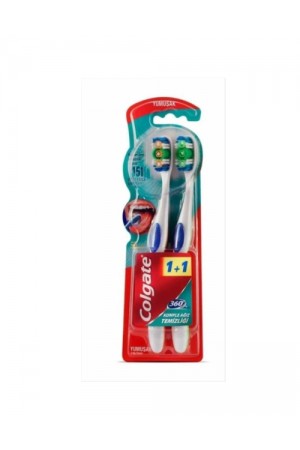 Colgate 360 Komple Ağız Temizliği Diş Fırçası 1+1…