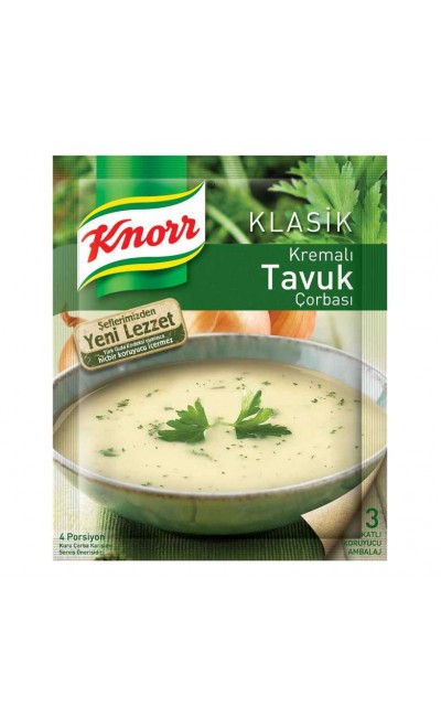 Knorr Kremalı Tavuk Çorbası