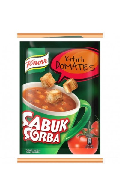 Knorr Çabuk Çor Kıtırlı Domates 144x22 g 24'lü