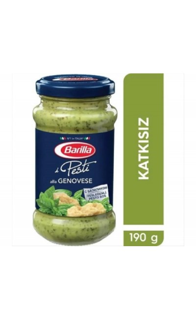 Barilla Pesto Genovese Fesleğenli Makarna Sosu 190 g