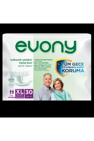 Evony Yetıskın Bezı x-Large Ortak 30'lu…