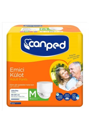 Canped Hasta Bezi Emici Külot Med. 10'lu…