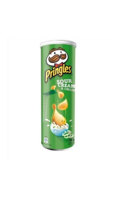 Pringles Sour Cream & Onion Patates Cipsi 165 g