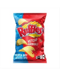 Ruffles Ketçap Çeşnili Patates Cipsi Süper Boy 104 g