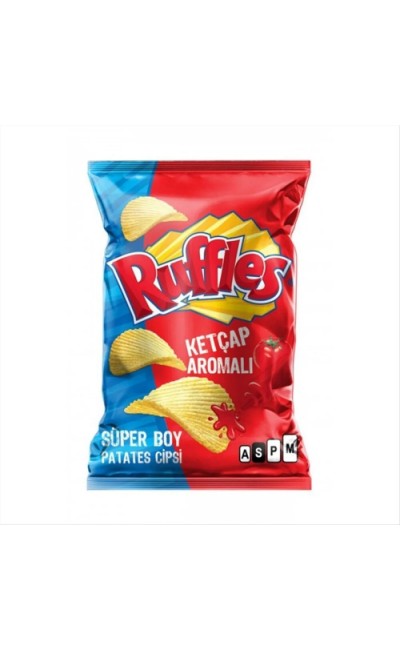 Ruffles Ketçap Çeşnili Patates Cipsi Süper Boy 104 g