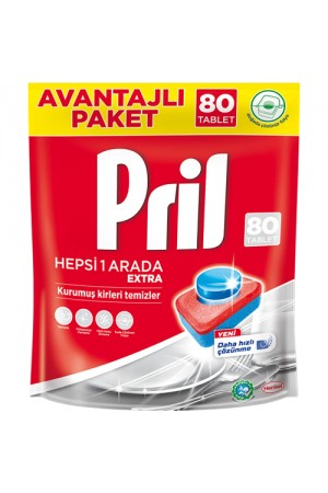 Pril H1A Bulaşık Makinesi Tablet 80'li…