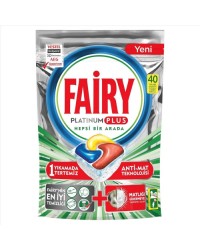 Fairy Platinum Bulaşık Makinesi Tableti 40'lı