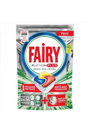 Fairy Platinum Bulaşık Makinesi Tableti 40'lı…