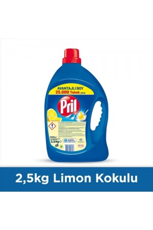 Pril Limon Bulaşık Deterjanı Sıvı 2,5 kg…