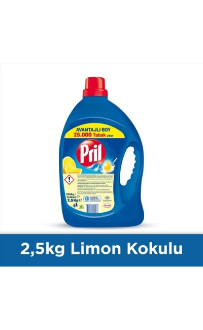 Pril Limon Bulaşık Deterjanı Sıvı 2,5 kg