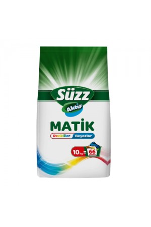 Süzz Aktif Çamaşır Deterjanı Toz 10 kg…