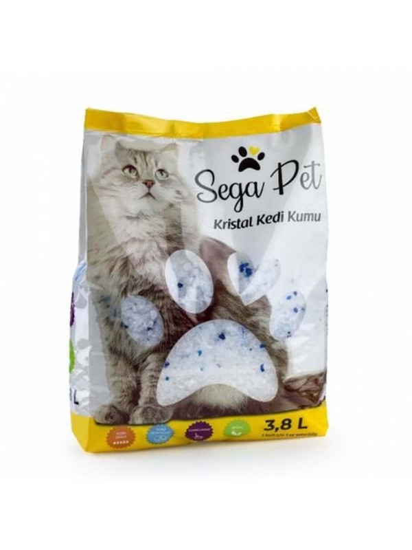 Sega Pet Kedi Kristal Silica Kum 3,8lt…