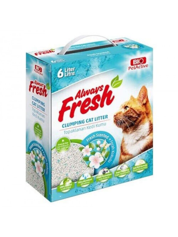 Bio Pet Active Fresh Ferah Kokulu Topaklanan Kedi Kumu 6 Lt