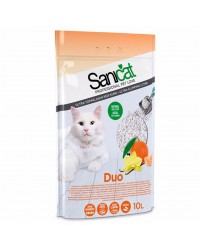 Sanicat Duo Vanilya Mandalina Kokulu Doğal Kedi Kumu 10lt…