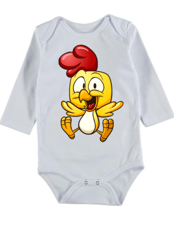 Horoz Baskılı Bebek Zıbın…