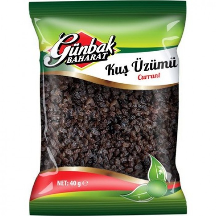 Günbak Kuş Üzümü 40 Gr