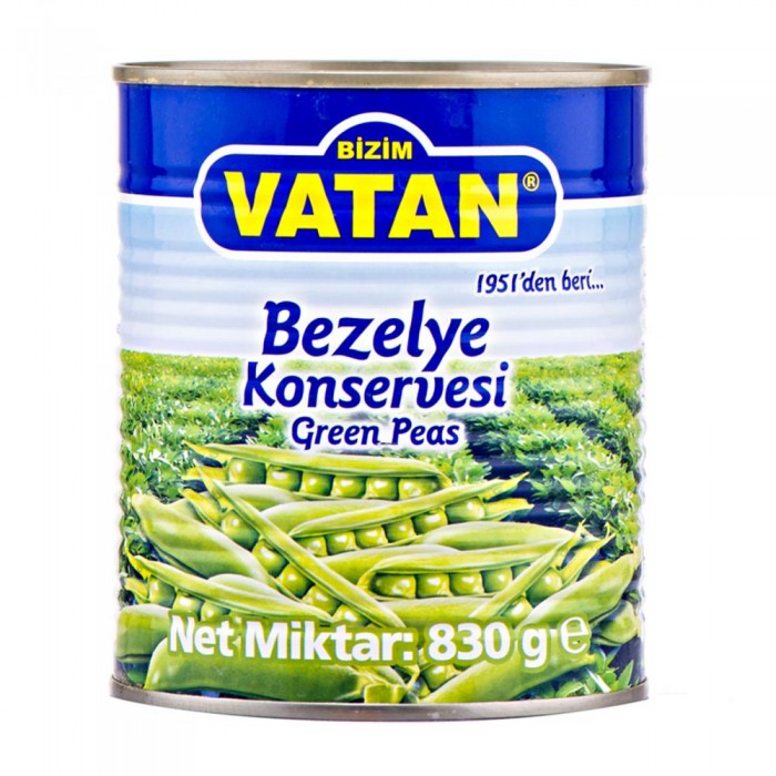 Vatan Bezelye Konservesi 830 Gr