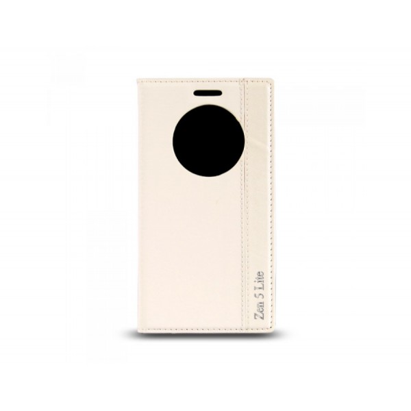 Asus Zenfone 5 Lite Gizli Mıknatıslı Pencereli Magnum Kılıf Beyaz…